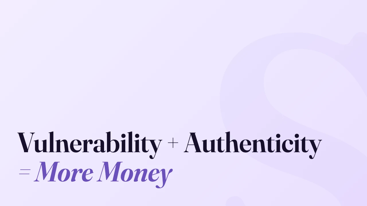 Vulnerability + Authenticity = More Money, Technically Speaking episode artwork