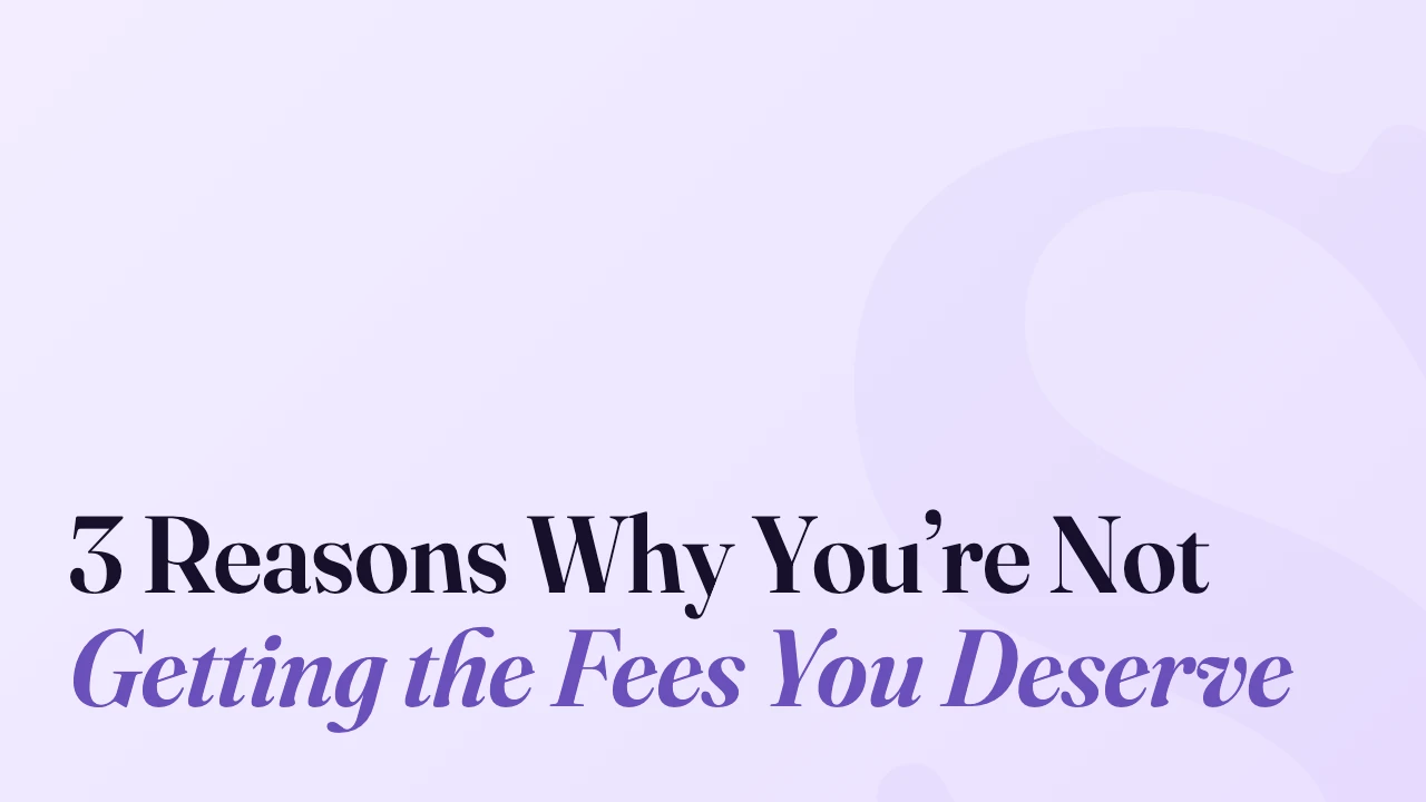 3 Reasons Why You&rsquo;re Not Getting the Fees You Deserve, Technically Speaking episode artwork