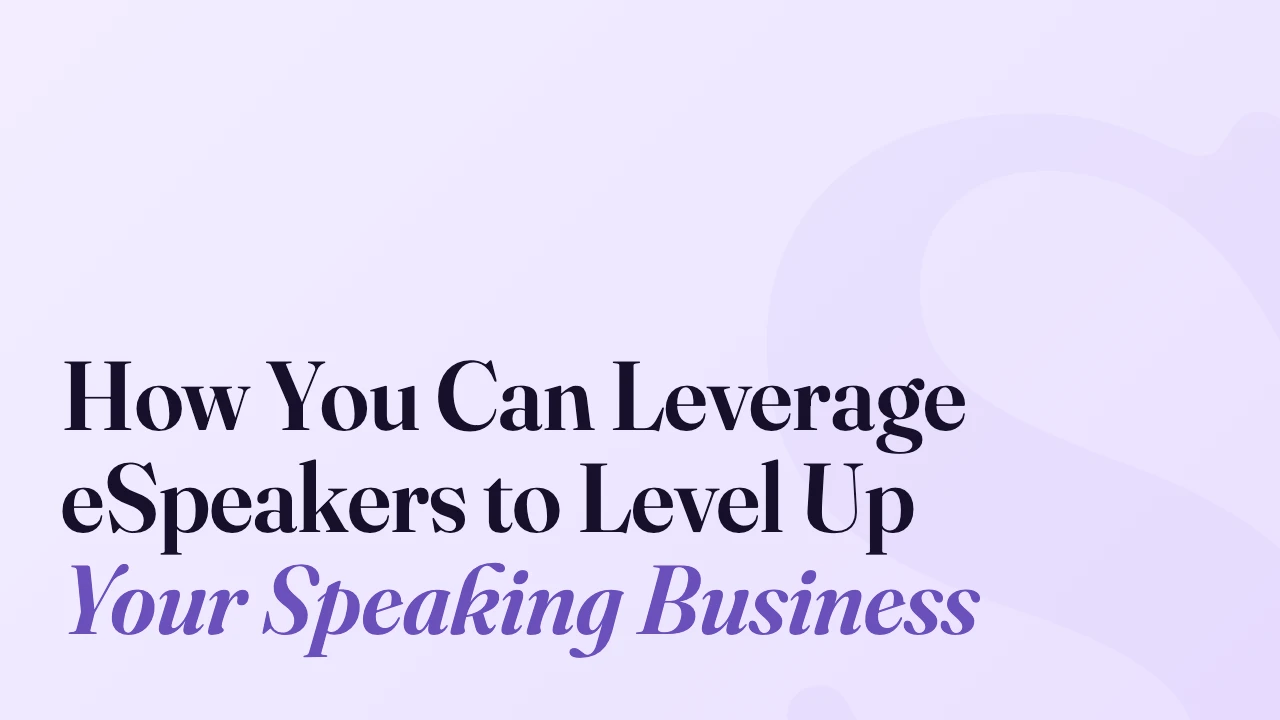 How You Can Leverage eSpeakers to Level Up Your Speaking Business, Technically Speaking episode artwork