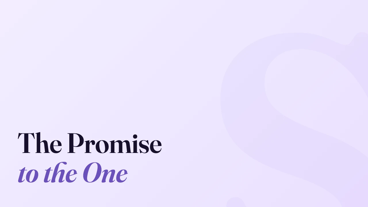 The Promise to the One, Technically Speaking episode artwork