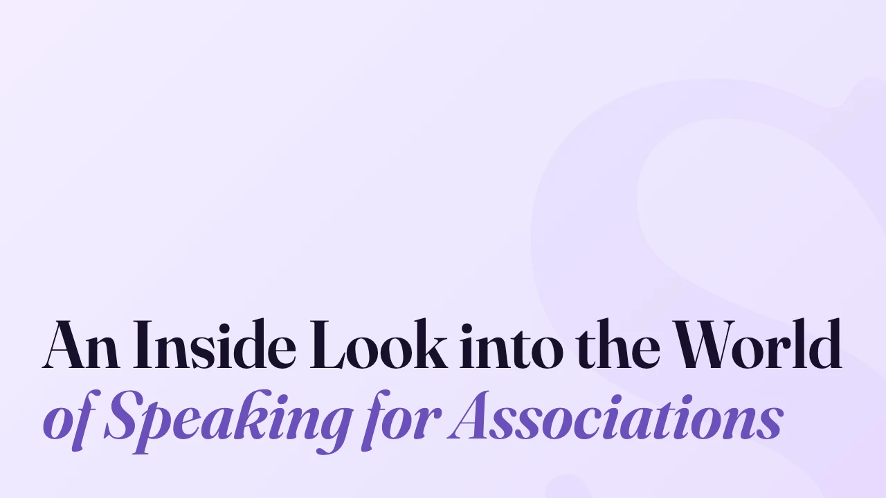 An Inside Look into the World of Speaking for Associations, Technically Speaking episode artwork