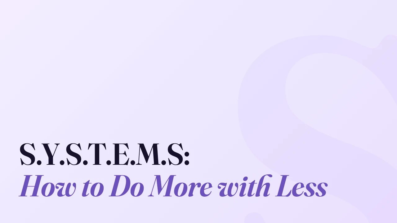 S.Y.S.T.E.M.S: How to Do More with Less, Technically Speaking episode artwork
