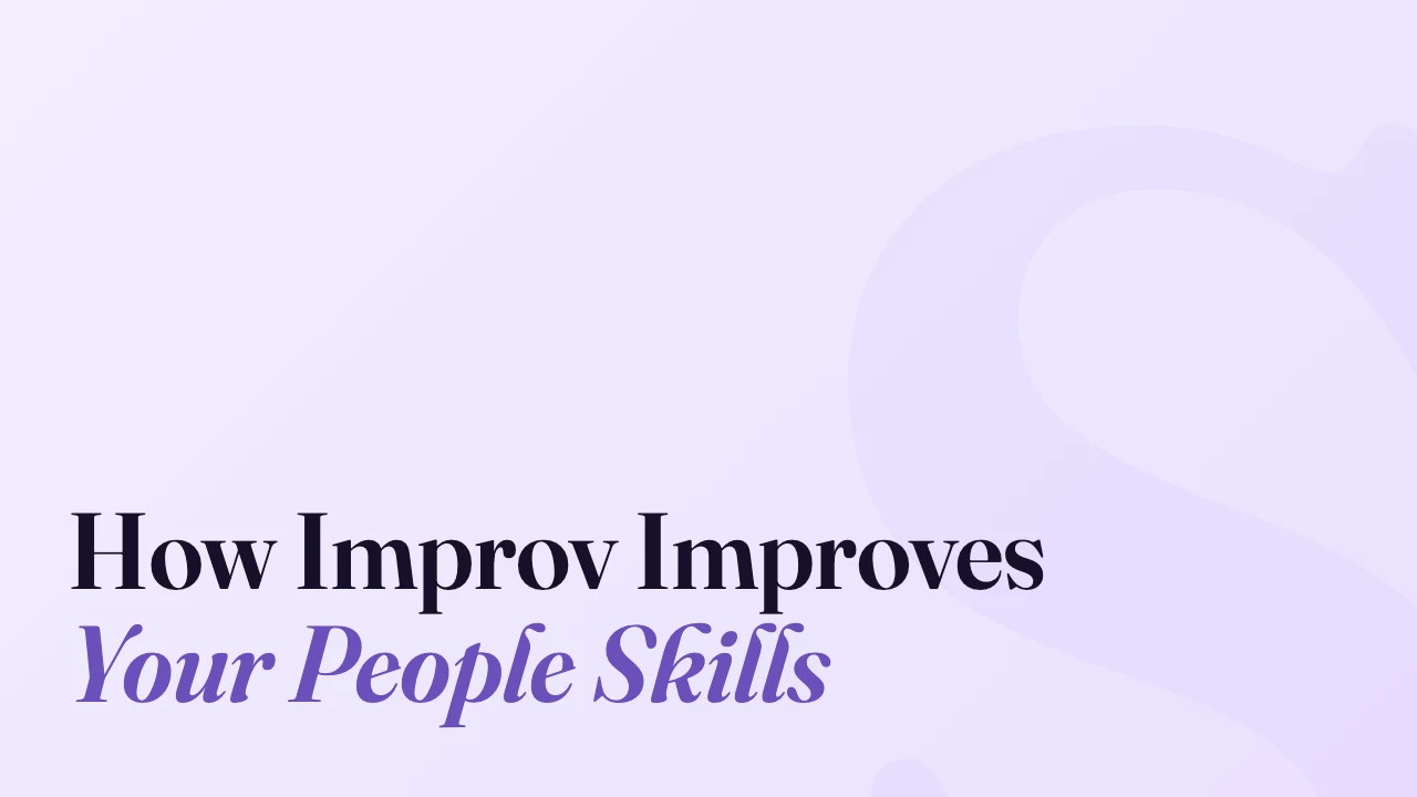 How Improv Improves Your People Skills, Technically Speaking episode artwork
