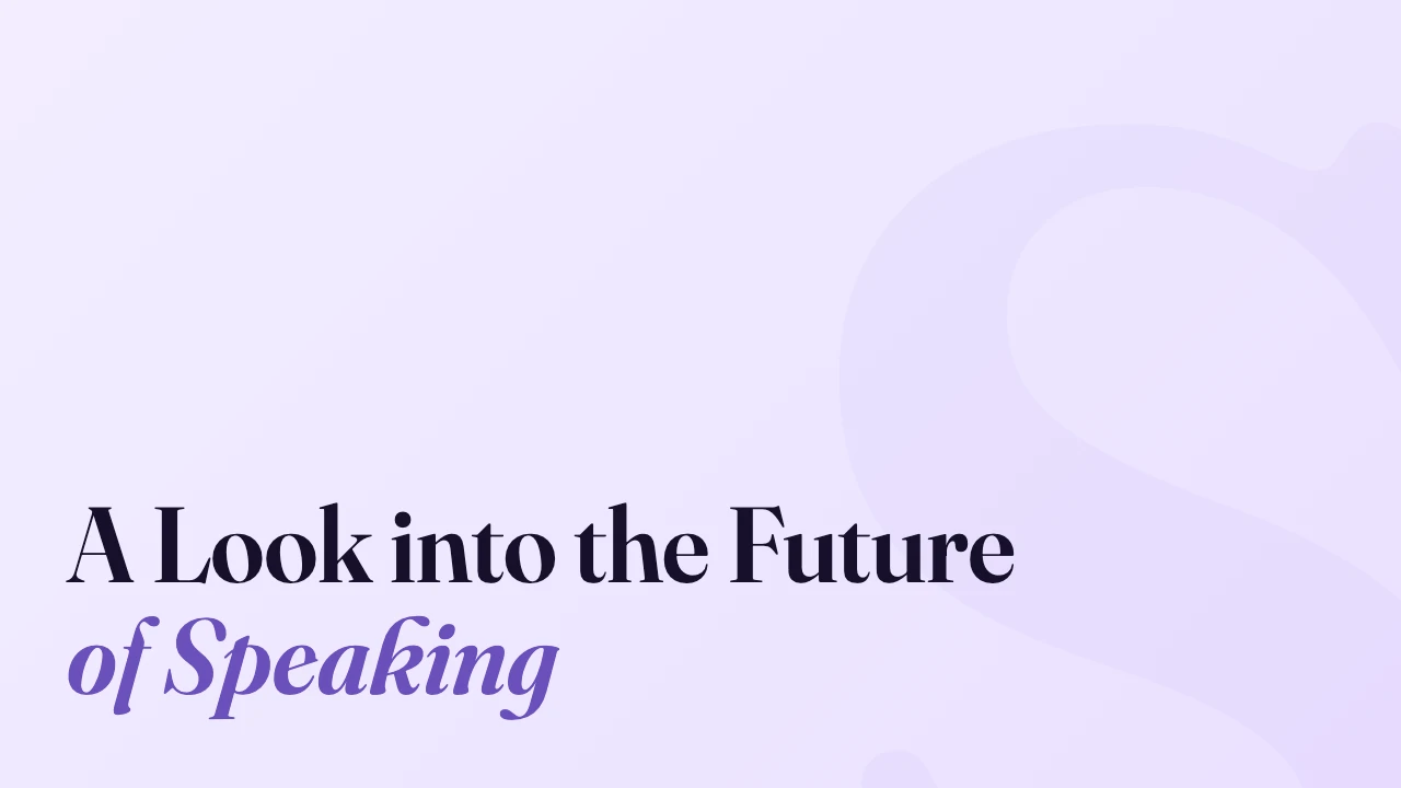 A Look into the Future of Speaking, Technically Speaking episode artwork