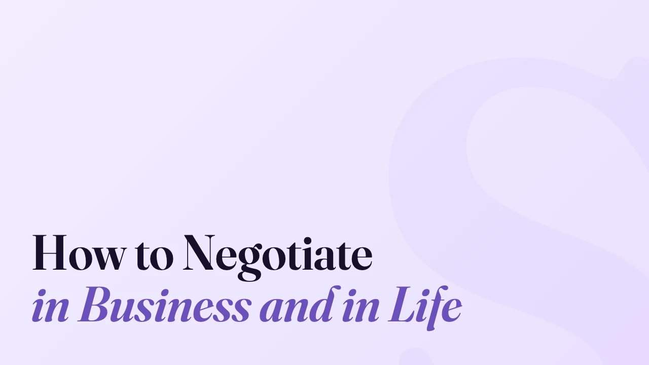 How to Negotiate in Business and in Life, Technically Speaking episode artwork