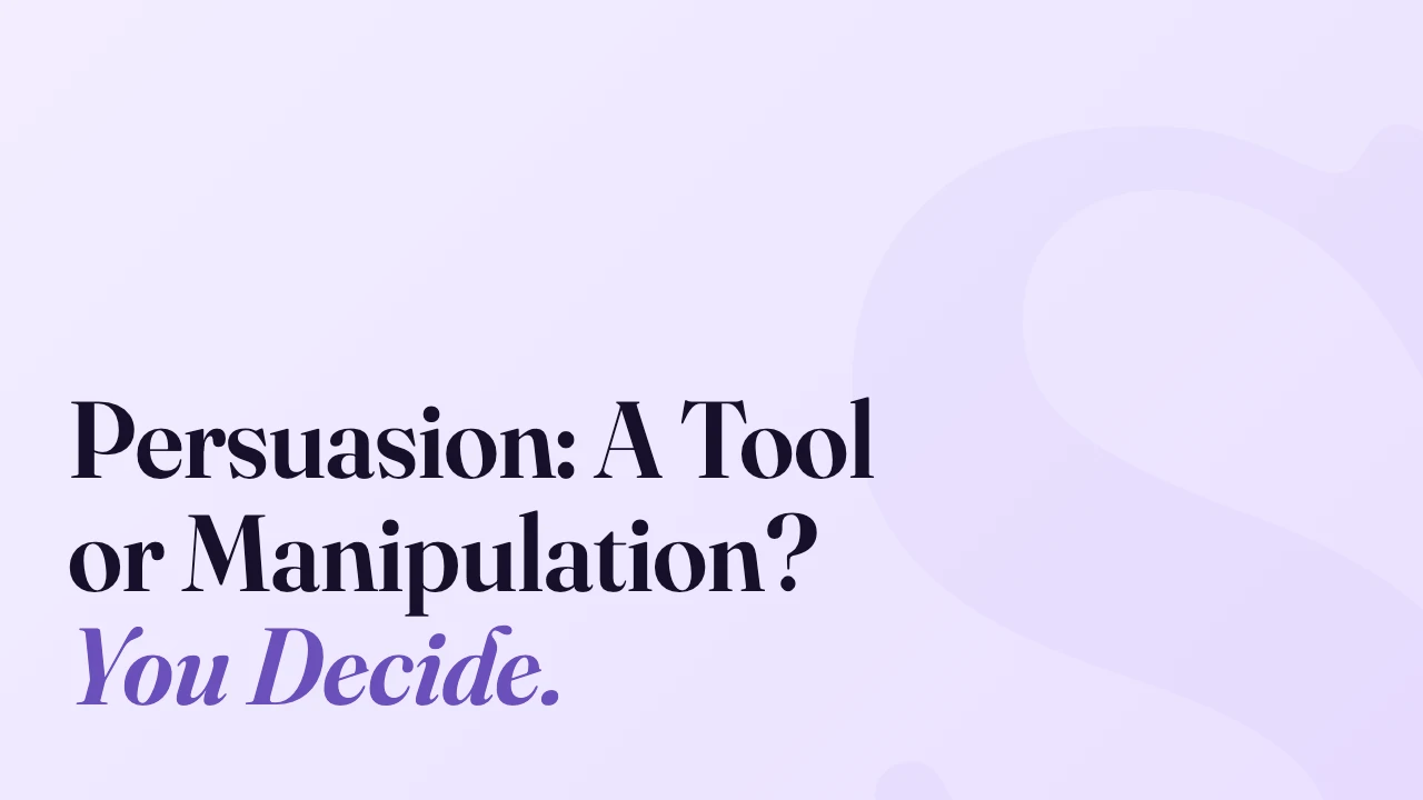Persuasion: A Tool or Manipulation? You Decide., Technically Speaking episode artwork
