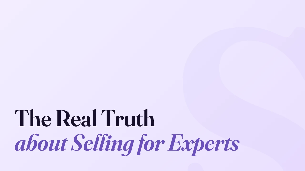 The Real Truth about Selling for Experts, Technically Speaking episode artwork