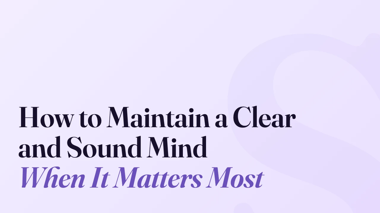 How to Maintain a Clear and Sound Mind When It Matters Most, Technically Speaking episode artwork