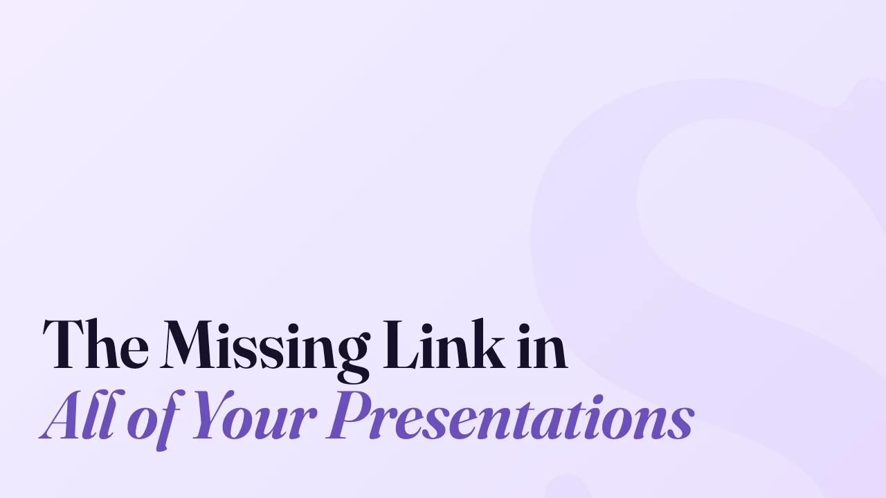 The Missing Link in All of Your Presentations, Technically Speaking episode artwork