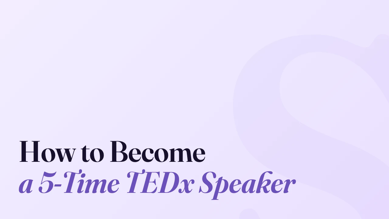 How to Become a 5-Time TEDx Speaker, Technically Speaking episode artwork