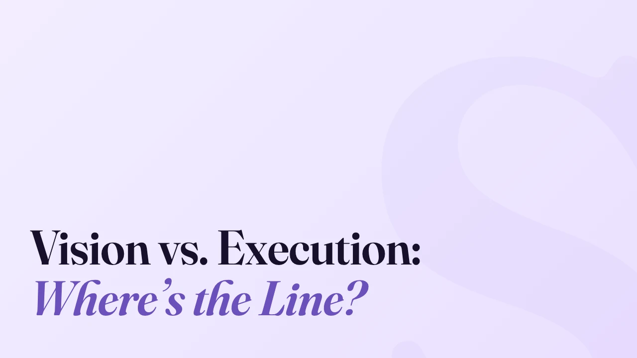 Vision vs. Execution: Where&rsquo;s the Line?, Technically Speaking episode artwork