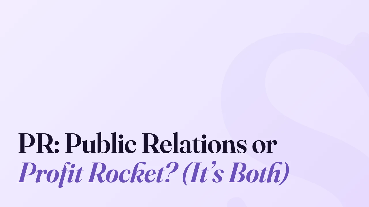 PR: Public Relations or Profit Rocket? (It&rsquo;s Both), Technically Speaking episode artwork