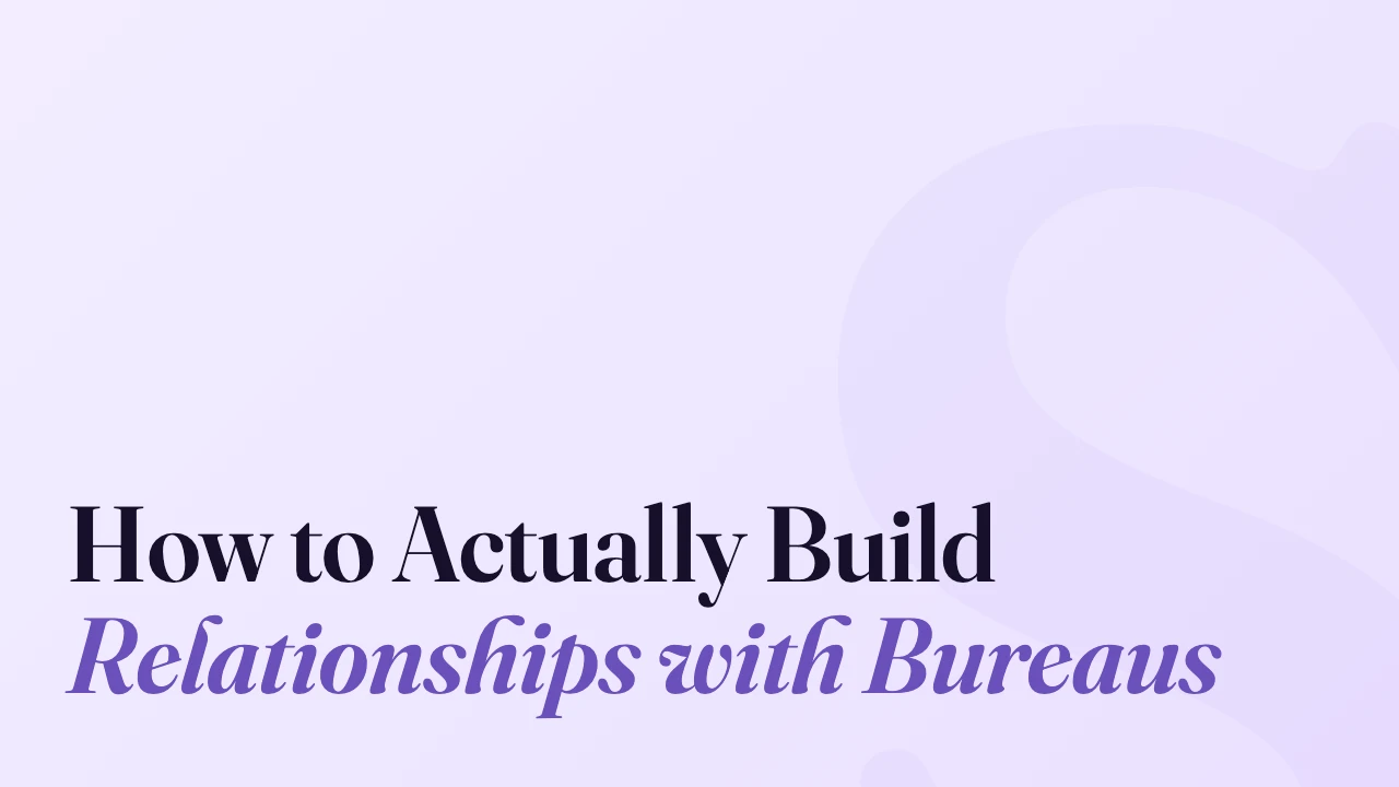 How to Actually Build Relationships with Bureaus, Technically Speaking episode artwork