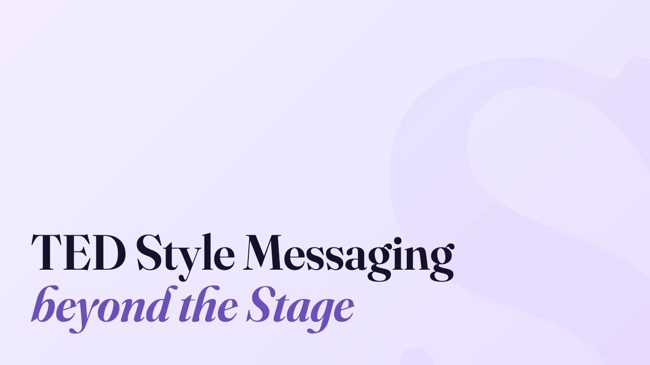 TED Style Messaging beyond the Stage, Technically Speaking episode artwork