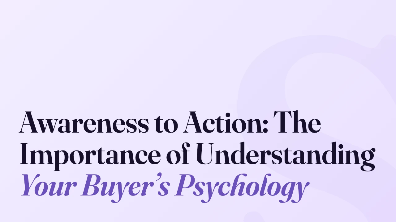 Awareness to Action: The Importance of Understanding Your Buyer&rsquo;s Psychology, Technically Speaking episode artwork