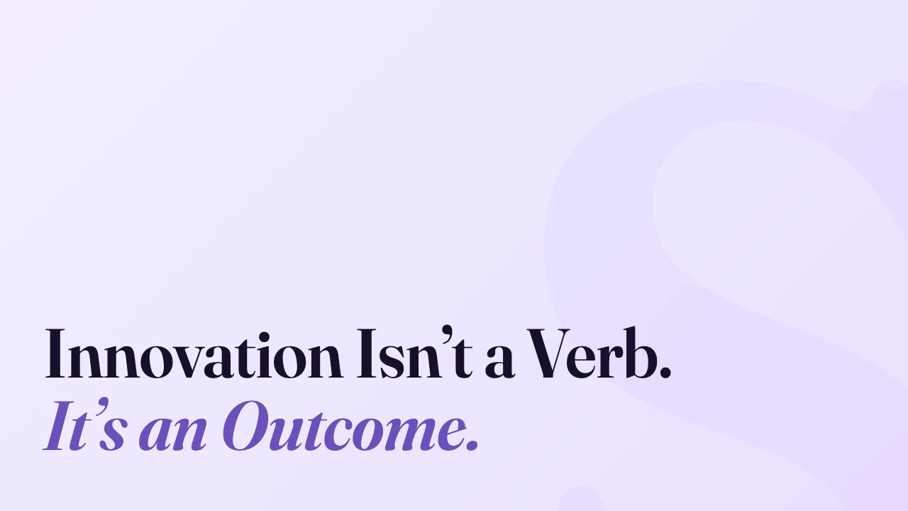 Innovation Isn&rsquo;t a Verb. It&rsquo;s an Outcome., Technically Speaking episode artwork