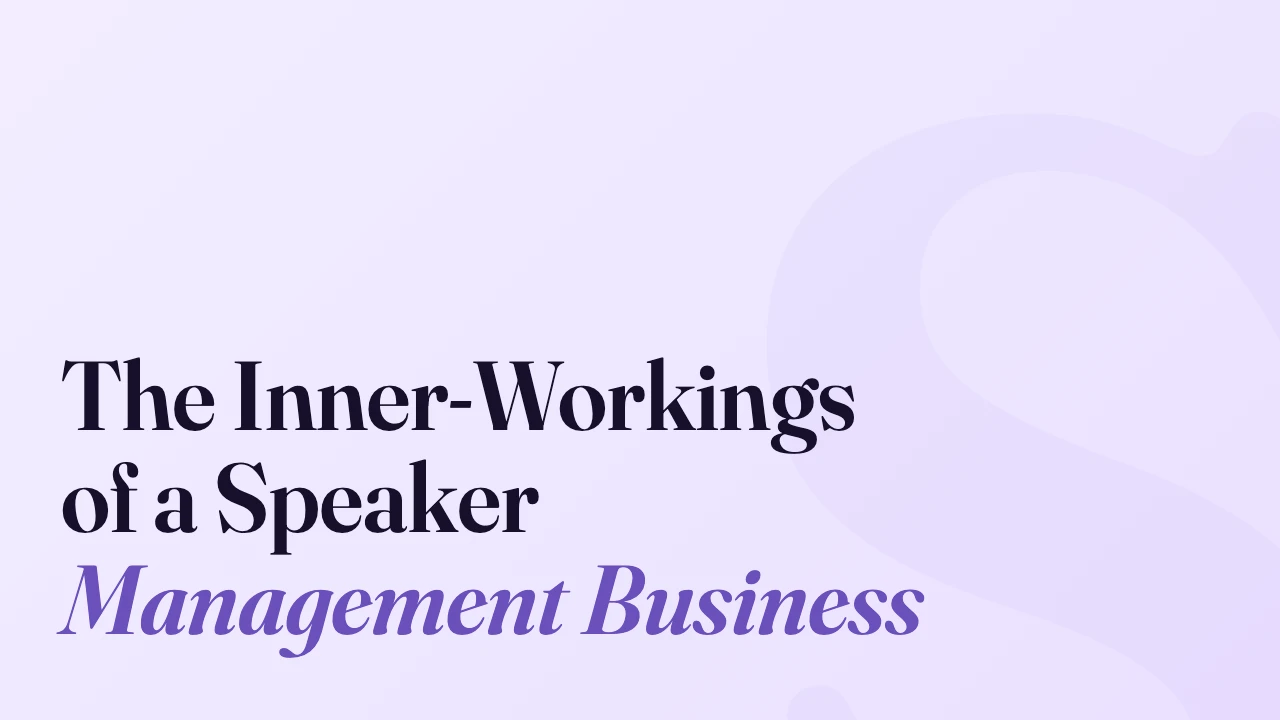 The Inner-Workings of a Speaker Management Business, Technically Speaking episode artwork