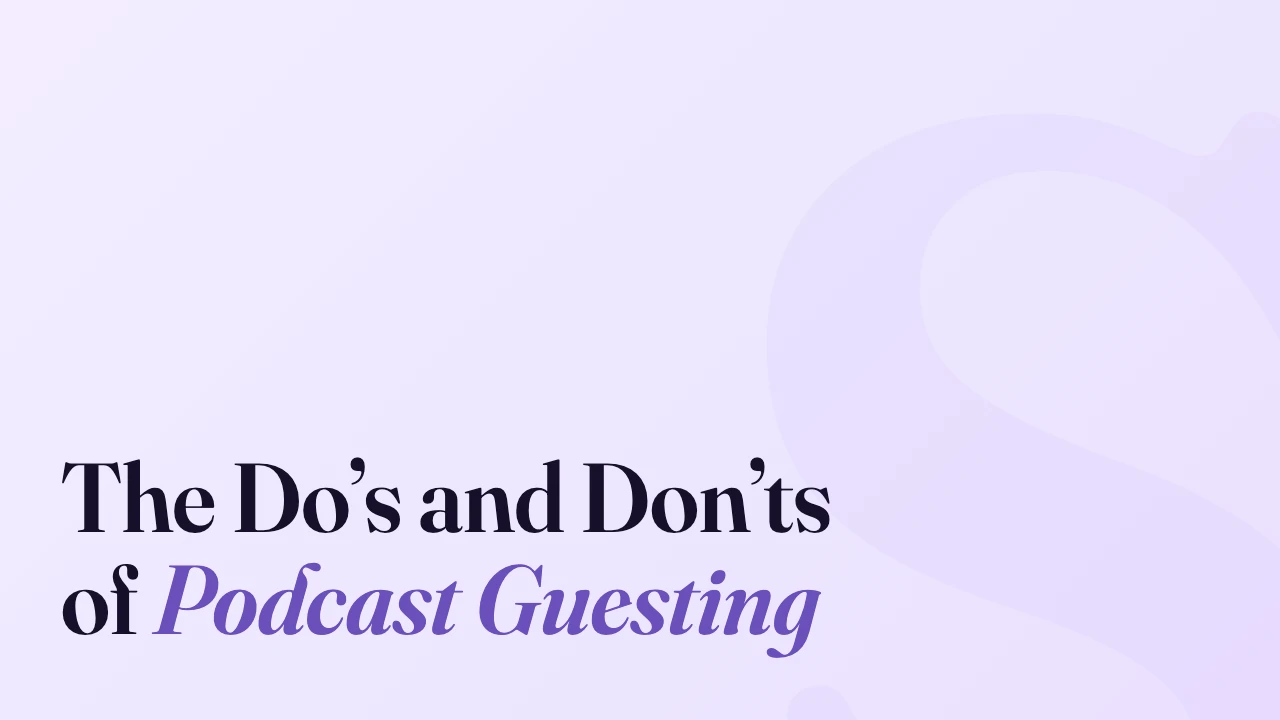 The Do&rsquo;s and Don&rsquo;ts of Podcast Guesting, Technically Speaking episode artwork