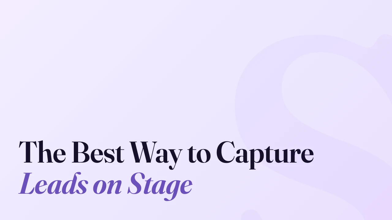 The Best Way to Capture Leads on Stage, Technically Speaking episode artwork