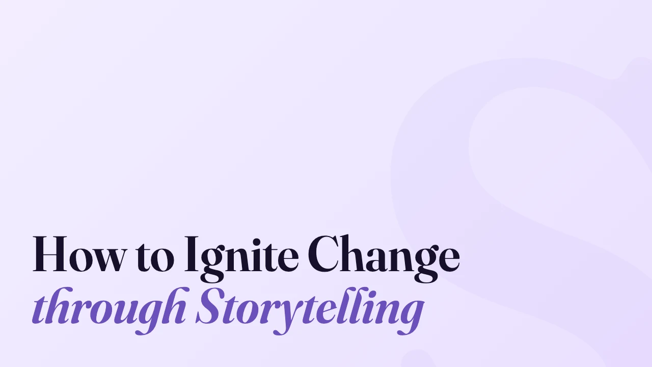 How to Ignite Change through Storytelling, Technically Speaking episode artwork