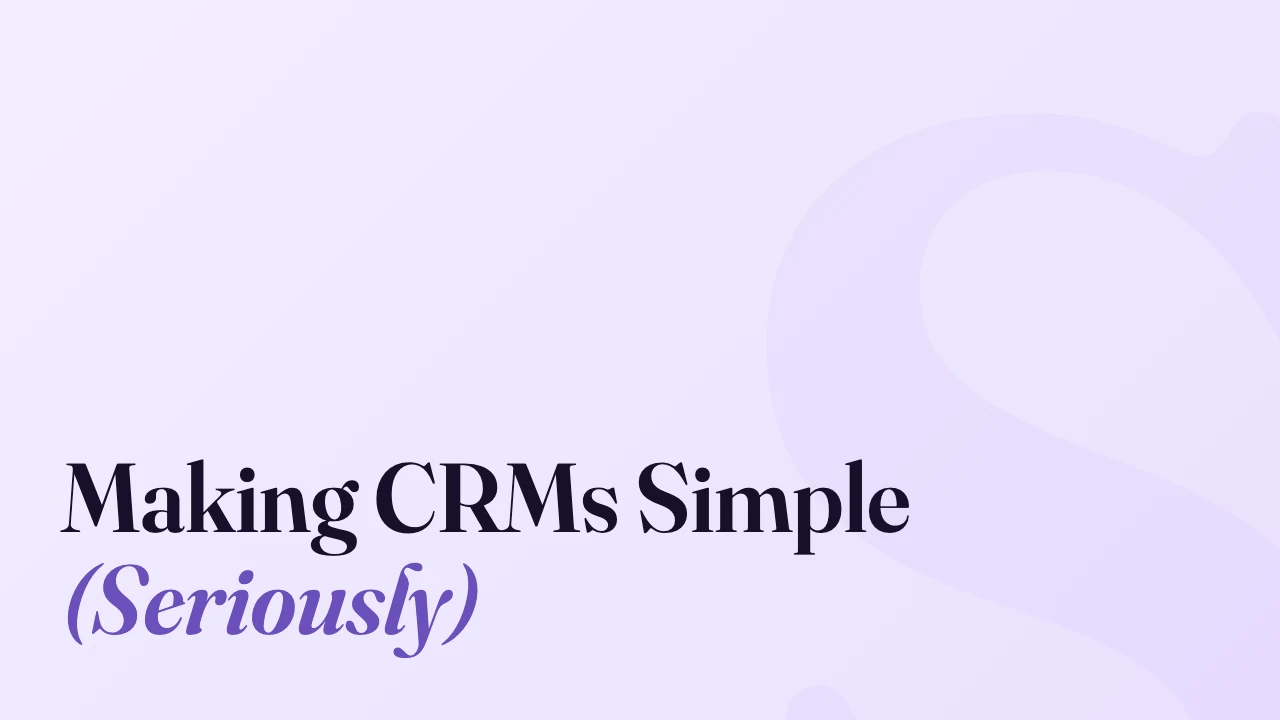 Making CRMs Simple (Seriously), Technically Speaking episode artwork