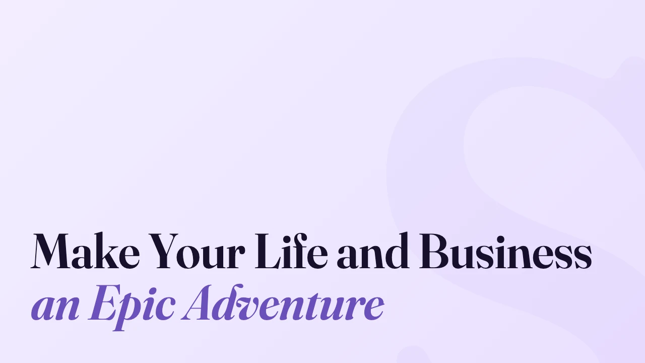 Make Your Life and Business an Epic Adventure, Technically Speaking episode artwork