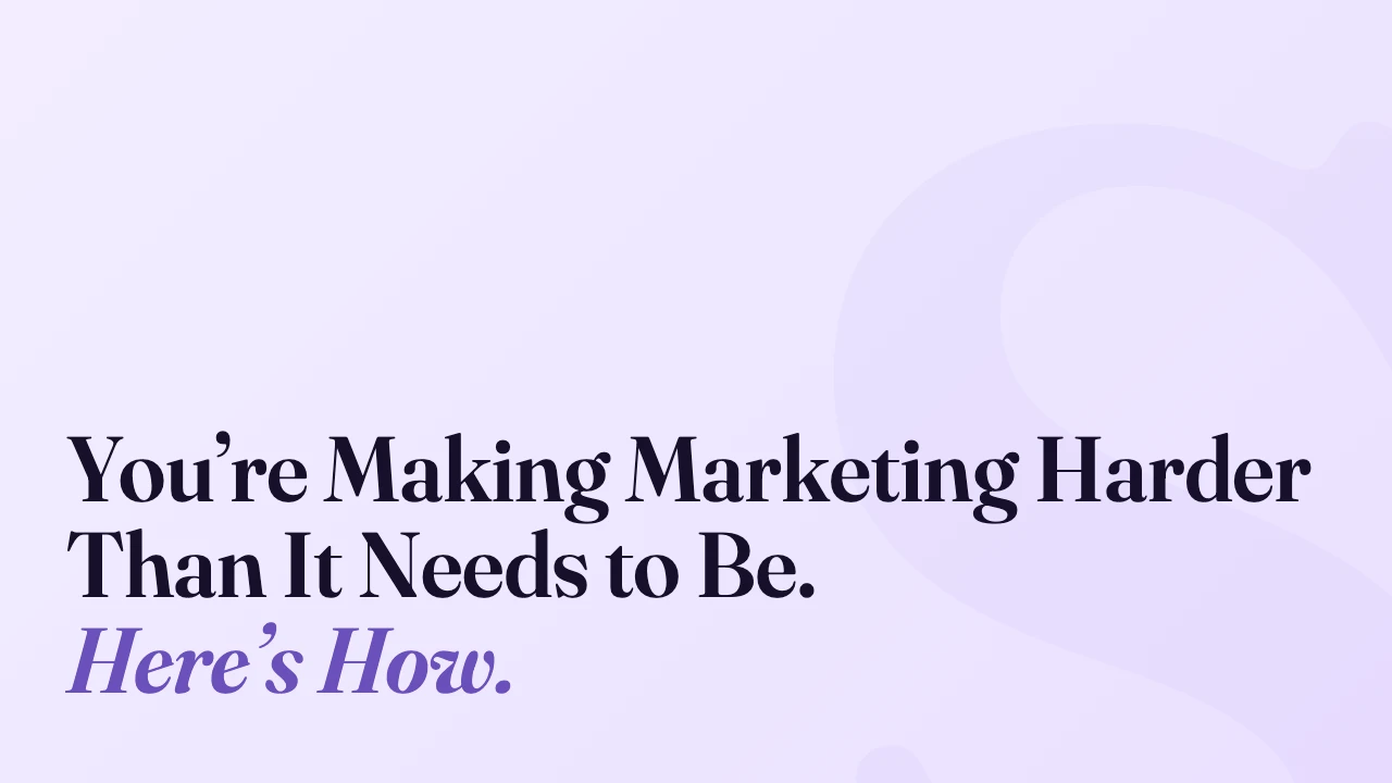 You&rsquo;re Making Marketing Harder Than It Needs to Be. Here&rsquo;s How., Technically Speaking episode artwork