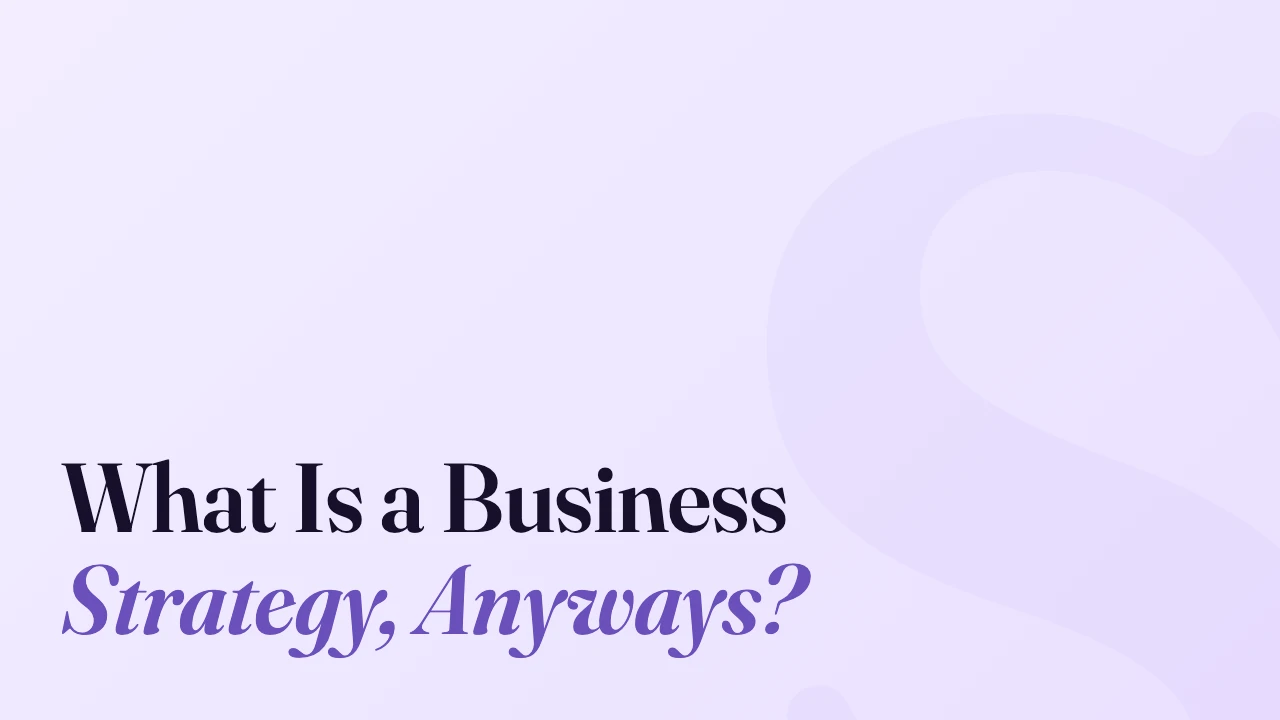 What Is a Business Strategy, Anyways?, Technically Speaking episode artwork