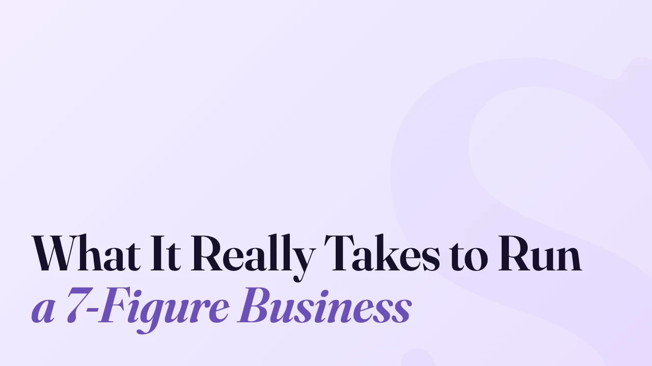 What It Really Takes to Run a 7-Figure Business, Technically Speaking episode artwork