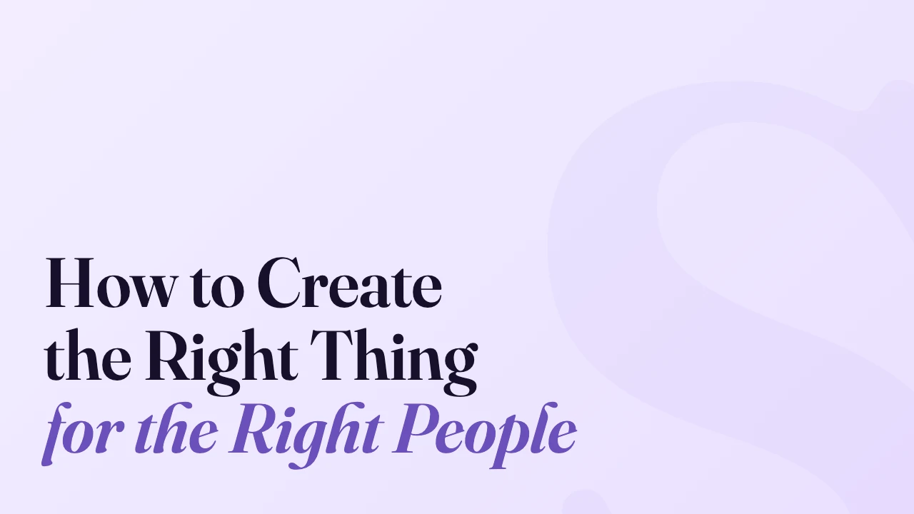 How to Create the Right Thing for the Right People, Technically Speaking episode artwork