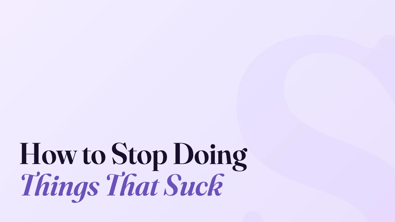 How to Stop Doing Things That Suck, Technically Speaking episode artwork