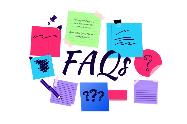 FAQs Icon for Miten minusta tulee julkinen puhuja kouluissa Blogi - SpeakerFlow