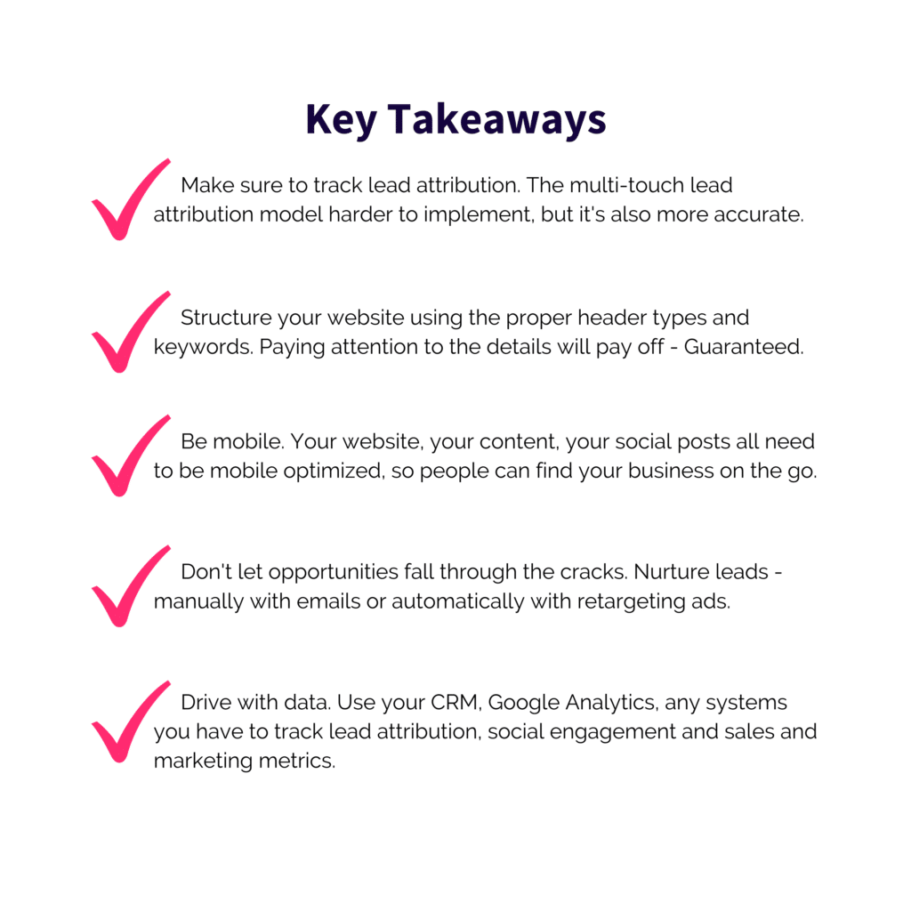 Key Takeaways Graphic for How To Leverage Pipeline Marketing In Your Speaking Business Blog - SpeakerFlow