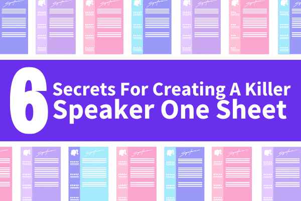 Featured Image for 6 Secrets For Creating A Killer Speaker One Sheet - SpeakerFlow