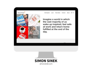 Simon Sinek Website Graphic for Speaker Bios Writing A Speaker Bio Blog - SpeakerFlow