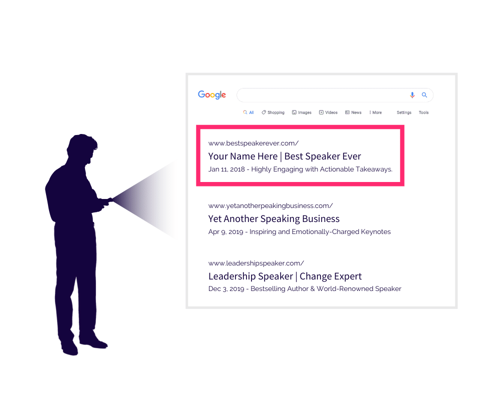 SEO Graphic for How To Market Yourself As A Speaker The Ultimate Guide Blog - SpeakerFlow