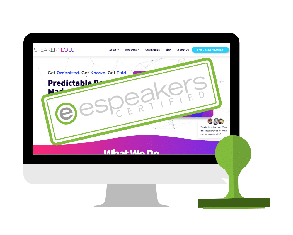 Certification Meaning Graphic for SpeakerFlow Becomes The First eSpeakers Certified Company Blog - SpeakerFlow