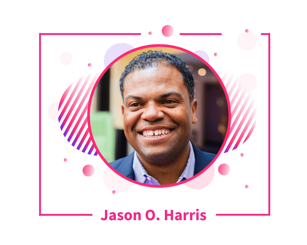 Jason Harris Graphic for 10 Speaker Bio Examples That Will Inspire You To Update Yours - SpeakerFlow