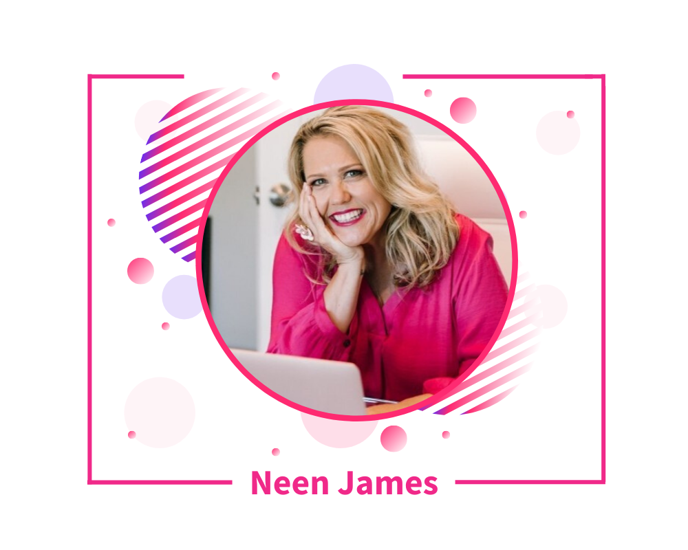 Neen James Graphic for 10 Speaker Bio Examples That Will Inspire You To Update Yours - SpeakerFlow