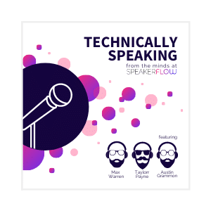 Technically Speaking Podcast Graphic for 10 Speaker Podcasts To Check Out This Year - SpeakerFlow