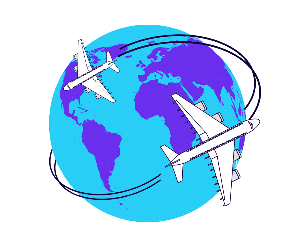 World Travel Graphic for Considering Professional Speaking Read This First - SpeakerFlow