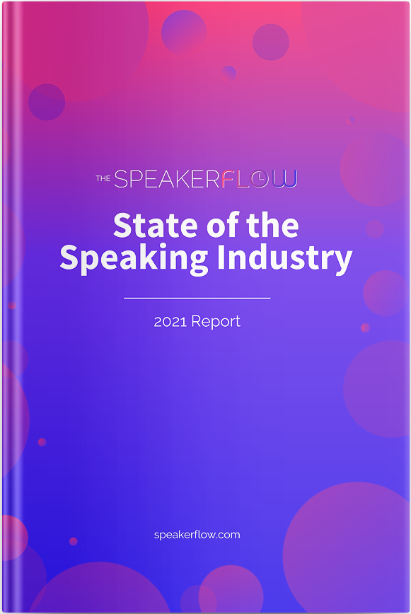 2021 State of the Speaking Industry Report Mockup - SpeakerFlow