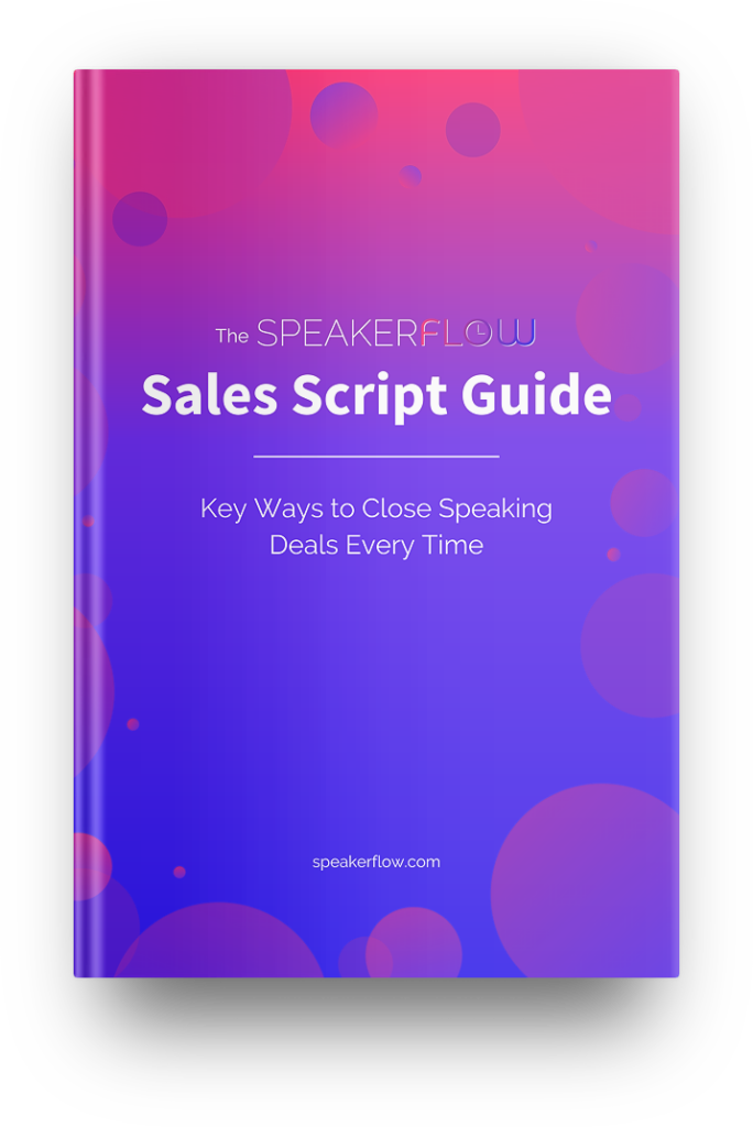 Sales Script Guide Mockup - SpeakerFlow