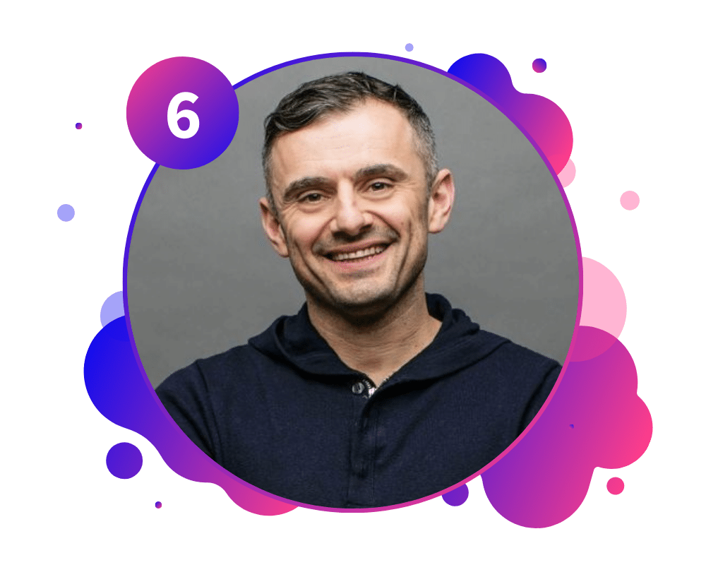 Gary Vaynerchuk Graphic for 12 Thought Leaders To Inspire You In Work And In Life - SpeakerFlow