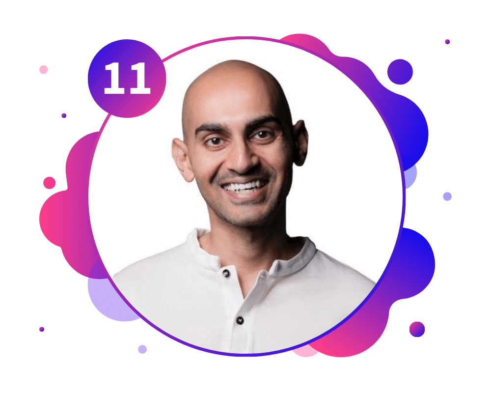 Neil Patel Graphic for 12 Thought Leaders To Inspire You In Work And In Life - SpeakerFlow