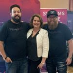 Taylorr and Austin with Linda Swindling at Influence 2021 - SpeakerFlow