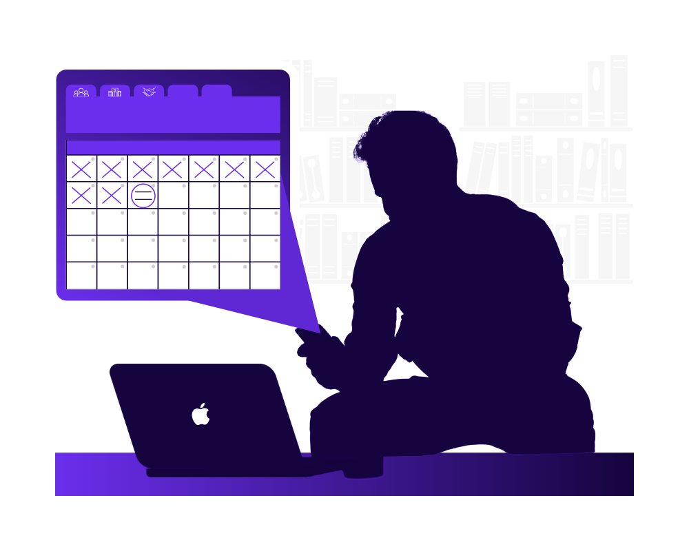 Calendar App Graphic for 10 Key Things To Look For In A Consultant CRM - SpeakerFlow