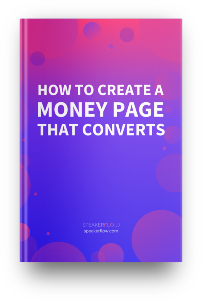 How To Create A Money Page That Converts Mockup - SpeakerFlow