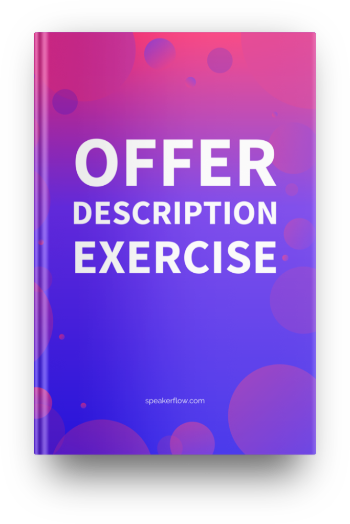 Offer Description Exercise Mockup - SpeakerFlow