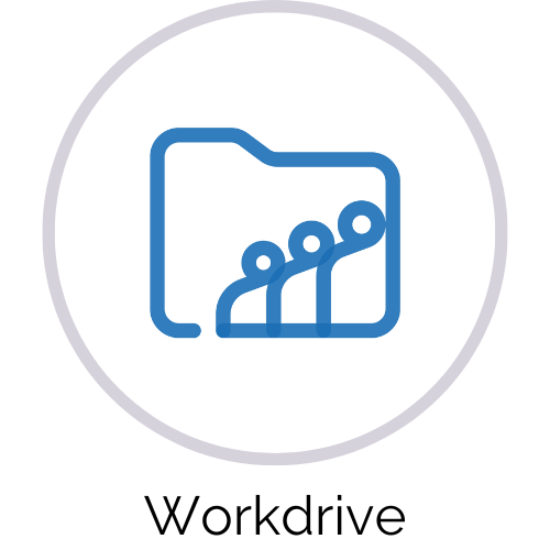 Workdrive Icon for Features Pages Integrations Section - SpeakerFlow